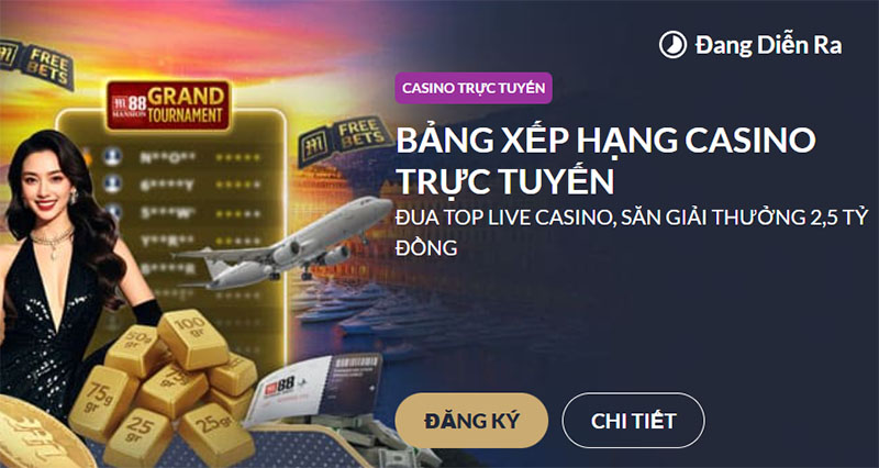 Read more about the article Đua top casino trực tuyến tại M88 nhận thưởng hấp dẫn